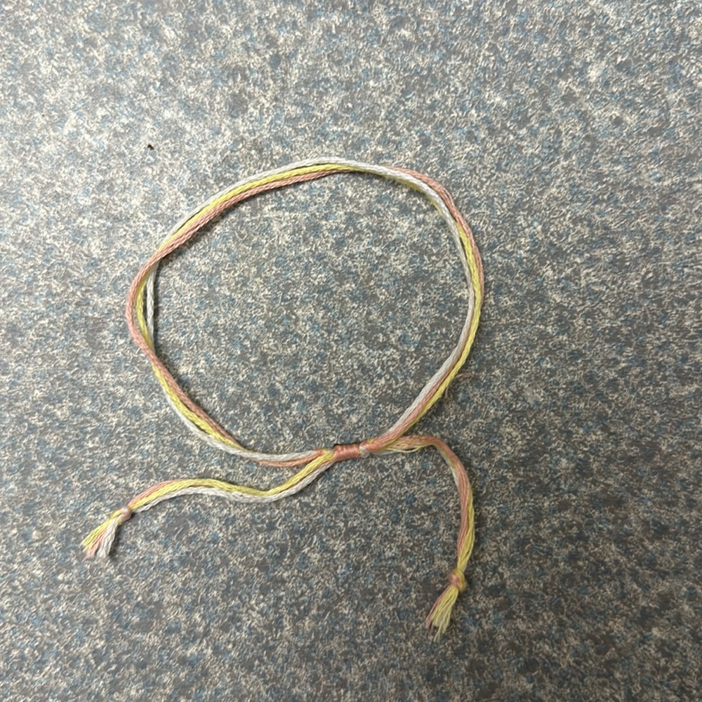Handmade bracelet- one size- light colors